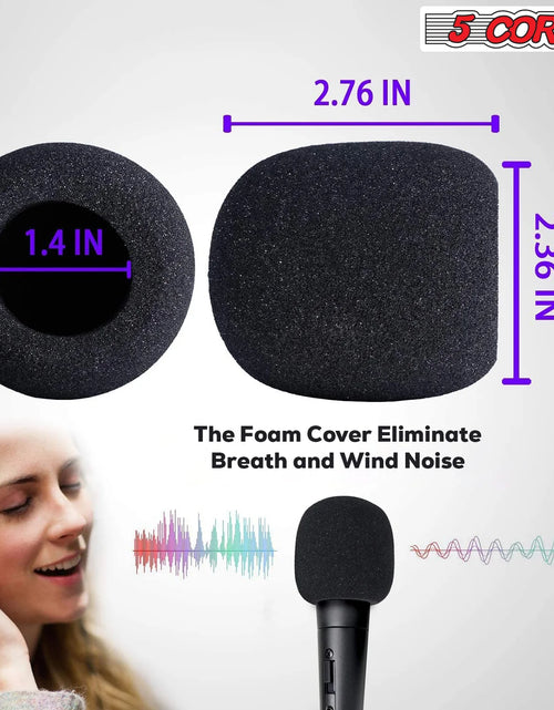 Load image into Gallery viewer, 5Core Recording Microphone Podcast Bundle Professional Condenser Cardioid Mic Kit W Desk Stand BLUE
