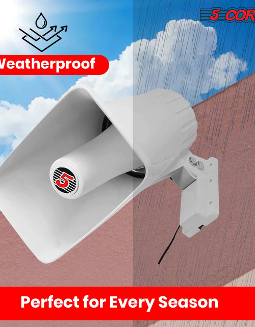 Load image into Gallery viewer, 5Core Indoor Outdoor PA Horn Speaker 8 X 5 Inch Loud PA System 8 Ohm 65W Loud Siren Audio
