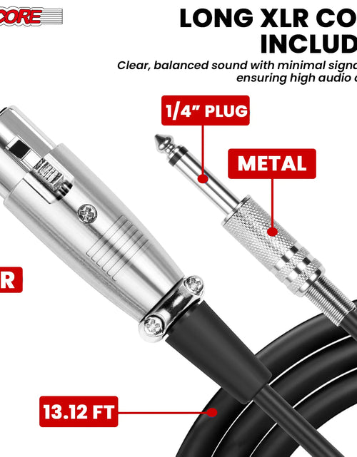 Load image into Gallery viewer, 5Core XLR Microphone Dynamic Mic Karaoke Singing Studio Mics Handheld Microfono
