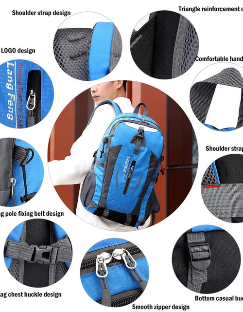 Load image into Gallery viewer, 40L Men Women Travel Backpack Rucksack Camping Laptop Hiking School Book Bag USA
