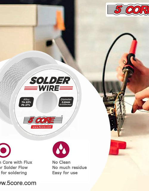 Load image into Gallery viewer, 5 Core Solder Wire DIY Tin Lead for Soldering Components
