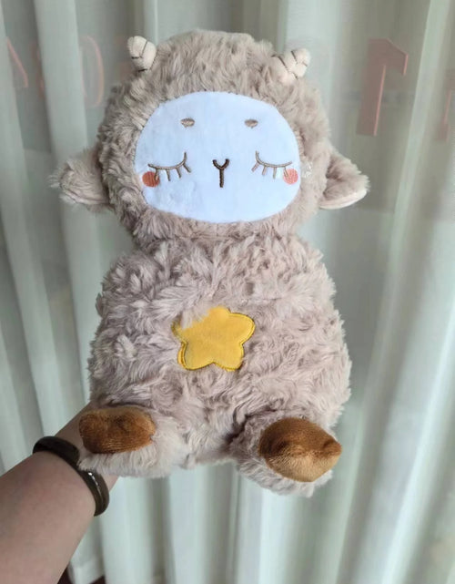 Load image into Gallery viewer, Fisher-Price Sound Machine Soothe &#39;N Snuggle Otter Portable Plush Baby Toy with Sensory Details Music Lights &amp; Rhythmic Breathing Motion
