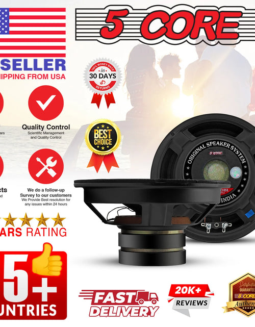 Load image into Gallery viewer, 5 Core 8 Inch Subwoofer Speaker 1000W PMPO 4Ohm Replacement Car Bass Sub Woofer
