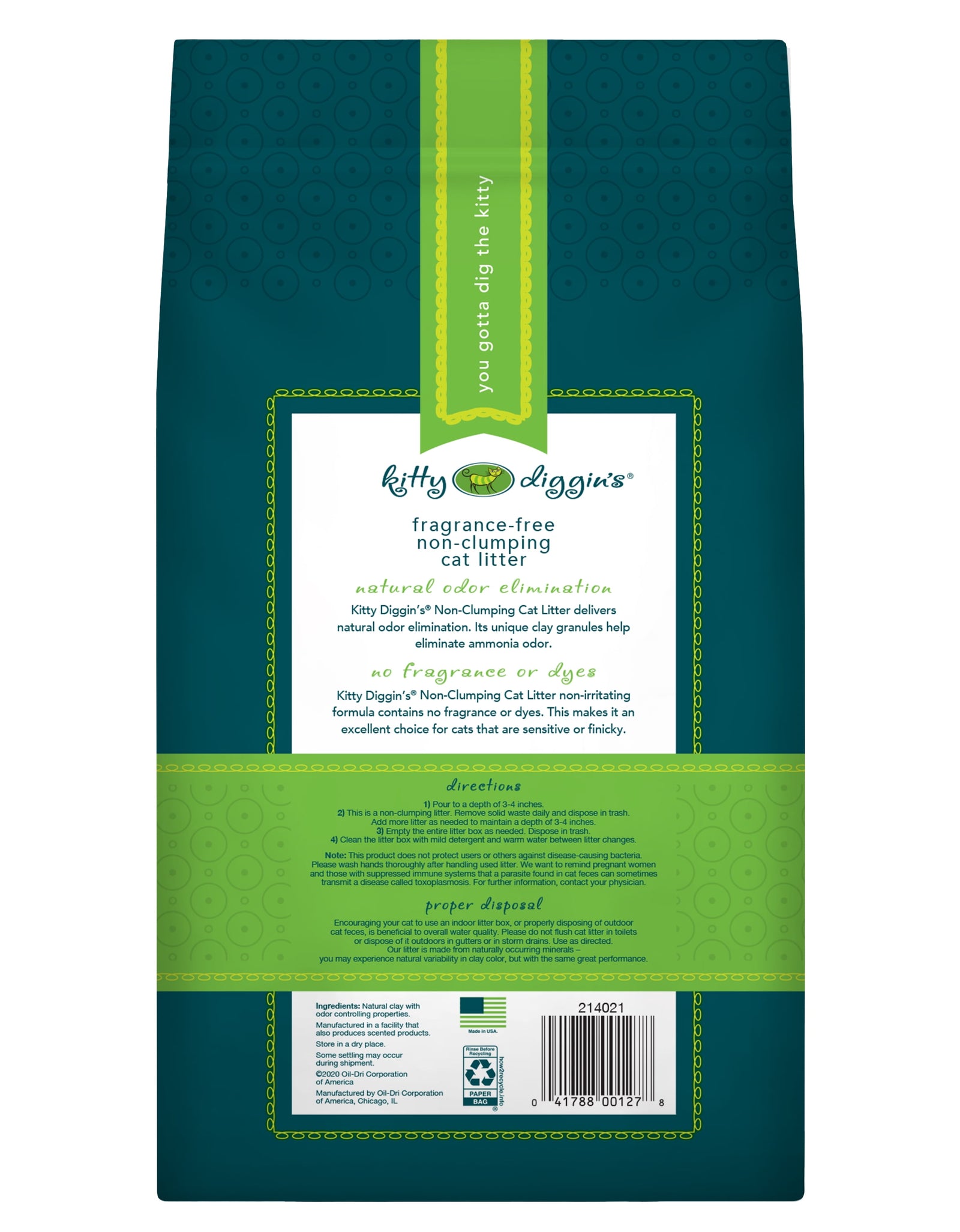 (6 Pack)  Fragrance-Free Cat Litter, 7 Lbs