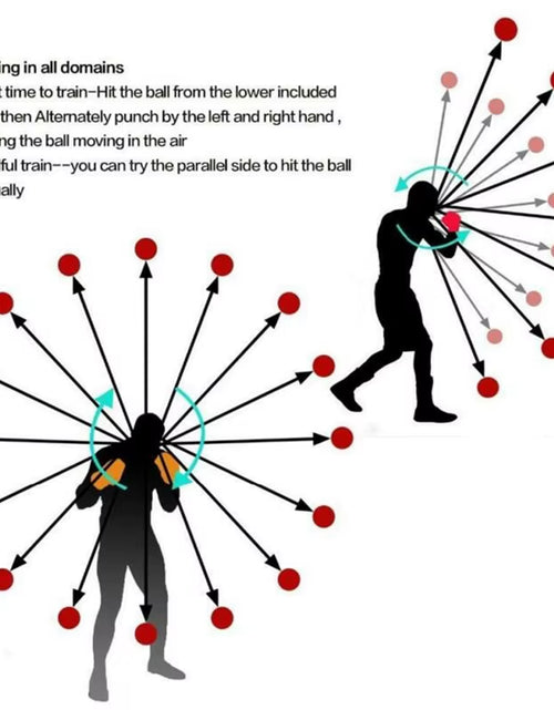 Load image into Gallery viewer, Muay Thai Boxing Speed Ball with Head Band for Sanda Boxing Fighting Fast Speed Reaction Time Training Boxing Reflex Trainer
