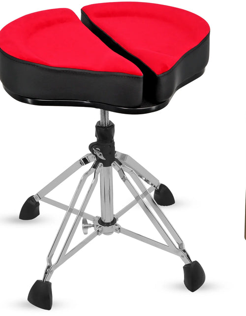 Load image into Gallery viewer, 5Core Drum Throne Sponge Padded Guitar Stool Drummer Seat for Adults &amp; Kids
