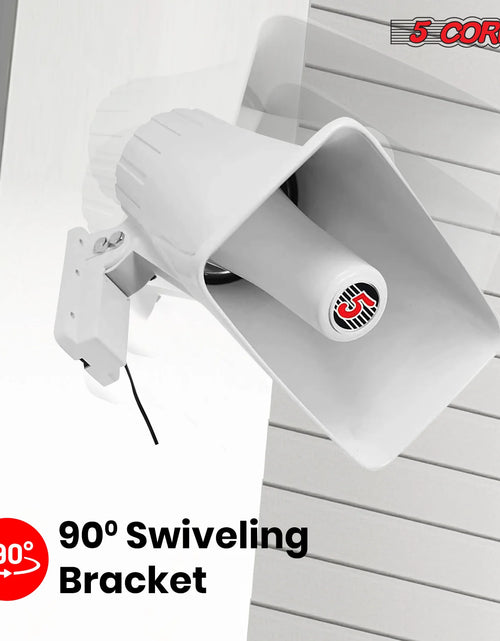 Load image into Gallery viewer, 5Core Indoor Outdoor PA Horn Speaker 8 X 5 Inch Loud PA System 8 Ohm 65W Loud Siren Audio
