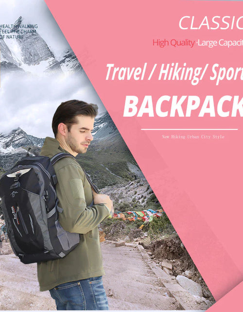 Load image into Gallery viewer, 40L Men Women Travel Backpack Rucksack Camping Laptop Hiking School Book Bag USA
