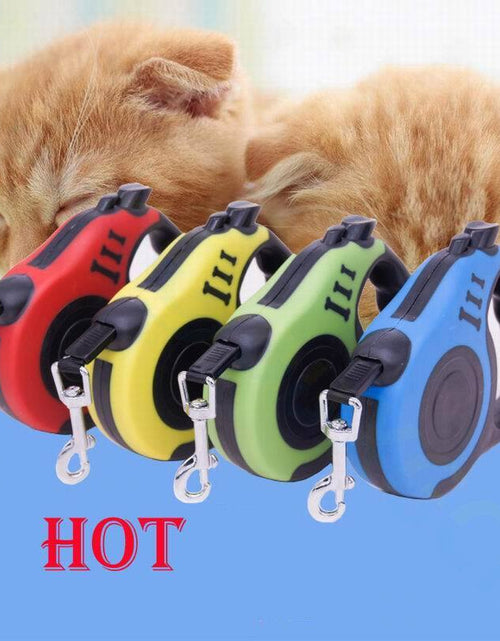 Load image into Gallery viewer, 16.5FT Automatic Retractable Dog Leash Pet Collar Automatic Walking Lead Free US
