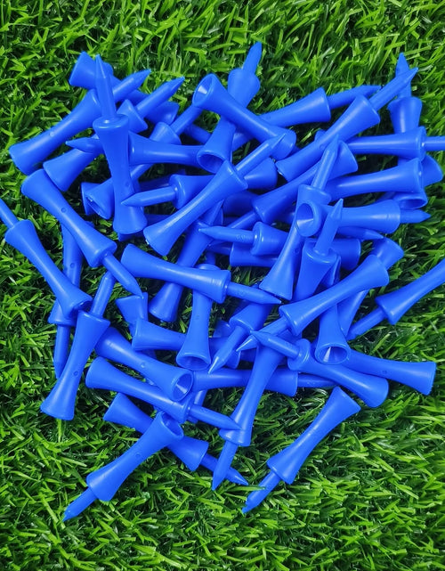 Load image into Gallery viewer, 50Pcs Professional 59Mm Golf Tee Golf Supplies New Golf Practice Products Golf Accessories Golf Limit Nail Plastic Ball Holder
