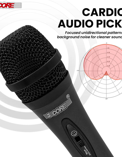 Load image into Gallery viewer, 5Core XLR Microphone Dynamic Mic Karaoke Singing Studio Mics Handheld Microfono
