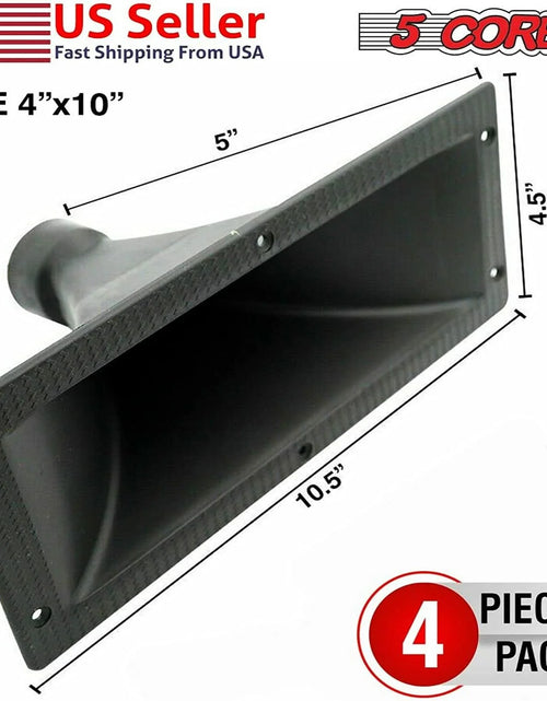 Load image into Gallery viewer, 5Core Screw on Compression Driver Horn Tweeter Throat 4X10 Heavy Duty Construction
