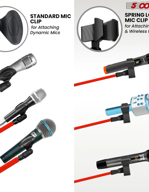 Load image into Gallery viewer, 5Core Tripod Mic Stand Adjustable Holder Floor Microphone Boom Arm
