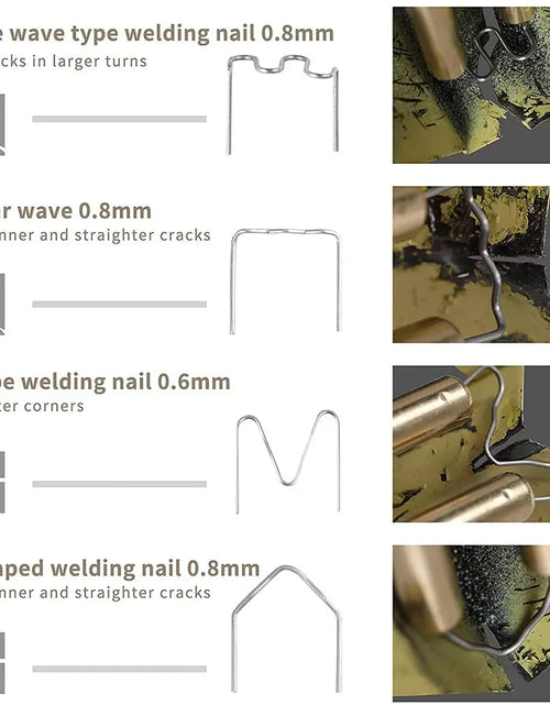 Load image into Gallery viewer, Hot Stapler Car Bumper Fender Fairing Welder Gun Plastic Repair Kit +600 Staples
