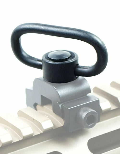 Load image into Gallery viewer, 2PCS Heavy Duty Flush Push Button Quick Detach 1.25&quot; Rifle QD Sling Swivel Mount
