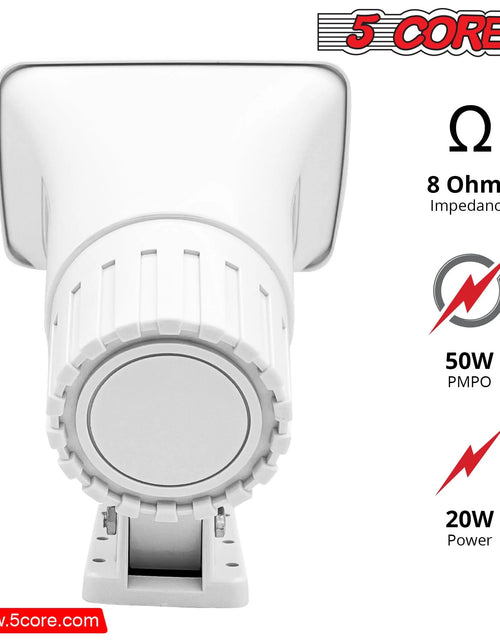 Load image into Gallery viewer, 5Core Indoor Outdoor PA Horn Speaker 6 X 4 Inch Loud PA System 8Ohm 50W Loud Siren
