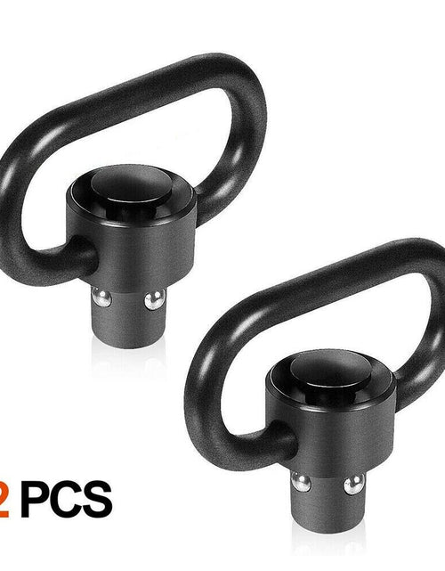 Load image into Gallery viewer, 2PCS Heavy Duty Flush Push Button Quick Detach 1.25&quot; Rifle QD Sling Swivel Mount
