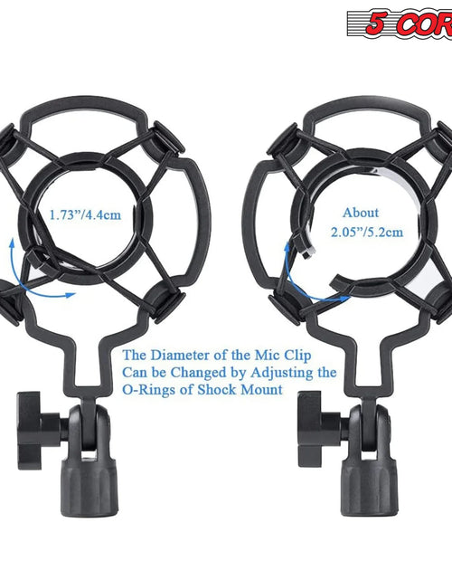Load image into Gallery viewer, 5Core Recording Microphone Podcast Bundle Professional Condenser Cardioid Mic Kit W Desk Stand BLUE
