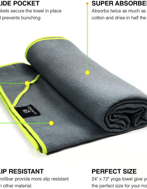 Load image into Gallery viewer, Yoga Mat Towel Non Slip Super Soft Sweat Absorbent Quick Drying Eco Friendly
