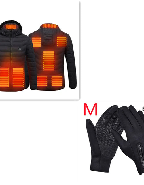 Load image into Gallery viewer, New Heated Jacket Coat USB Electric Jacket Cotton Coat Heater Thermal Clothing Heating Vest Men&#39;S Clothes Winter

