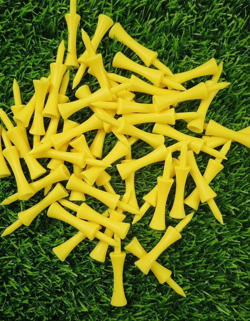Load image into Gallery viewer, 50Pcs Professional 59Mm Golf Tee Golf Supplies New Golf Practice Products Golf Accessories Golf Limit Nail Plastic Ball Holder
