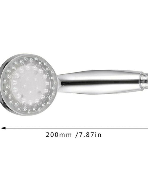 Load image into Gallery viewer, Handheld 7 Color Changing LED Light Water Bath Home Bathroom Shower Head Glow
