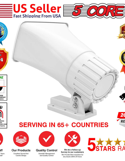 Load image into Gallery viewer, 5Core Indoor Outdoor PA Horn Speaker 6 X 4 Inch Loud PA System 8Ohm 50W Loud Siren
