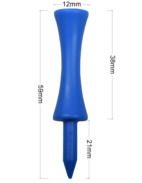 Load image into Gallery viewer, 50Pcs Professional 59Mm Golf Tee Golf Supplies New Golf Practice Products Golf Accessories Golf Limit Nail Plastic Ball Holder
