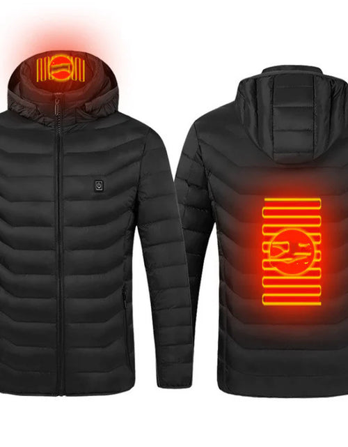Load image into Gallery viewer, New Heated Jacket Coat USB Electric Jacket Cotton Coat Heater Thermal Clothing Heating Vest Men&#39;S Clothes Winter
