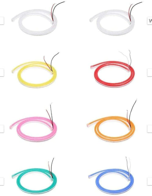 Load image into Gallery viewer, 1M 2M 3M 5M 12V Flexible Sign Neon Lights Silicone Tube LED Strip Waterproof USA
