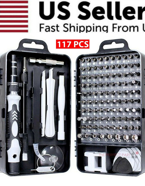Load image into Gallery viewer, Magnetic Screwdriver Bit Set for Iphone Macbook Tool Kit Set Repair Watch 117PCS
