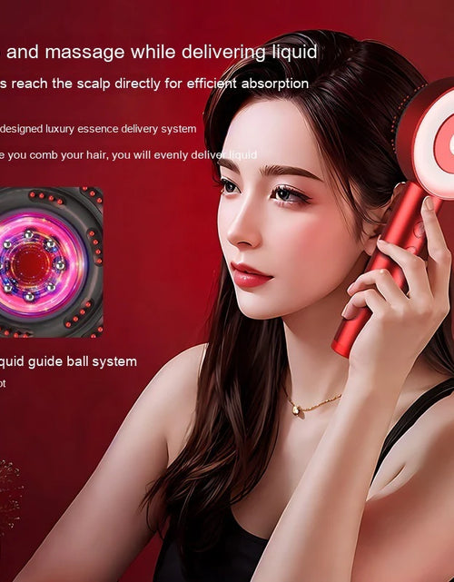 Load image into Gallery viewer, Fluffy Comb Scalp Massager Infrared Hair Care and Beauty
