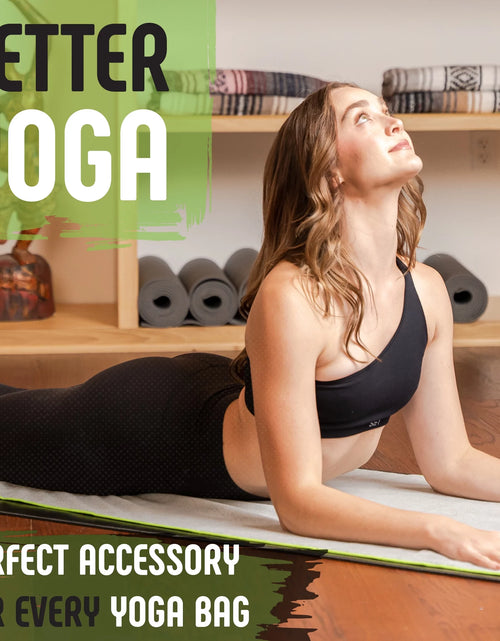 Load image into Gallery viewer, Yoga Towel for Yoga Mat (24&quot; X 72&quot;), Non Slip Hot Yoga Towel, Microfiber, Washable
