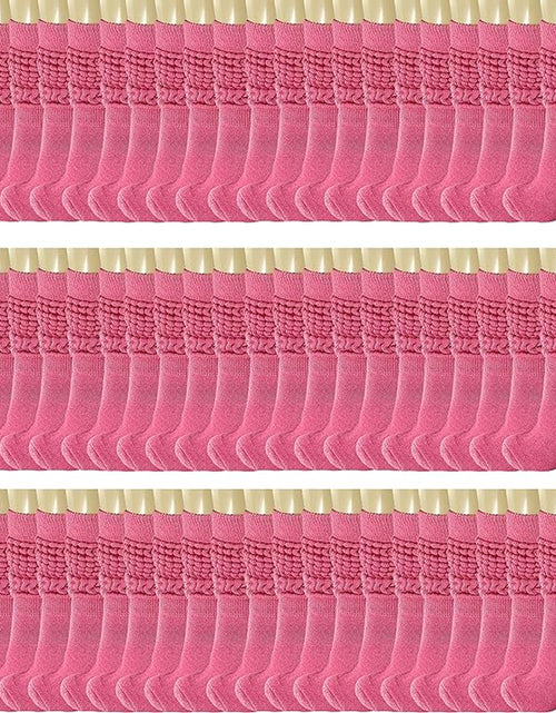 Load image into Gallery viewer, 120 Pairs Extra-Long Heavy Slouch Socks – Women&#39;S Shoe Size 5-10, Cotton Blend, Retro 80S Style
