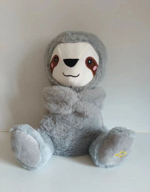 Load image into Gallery viewer, Fisher-Price Sound Machine Soothe &#39;N Snuggle Otter Portable Plush Baby Toy with Sensory Details Music Lights &amp; Rhythmic Breathing Motion
