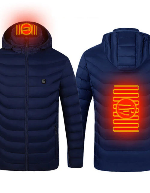 Load image into Gallery viewer, New Heated Jacket Coat USB Electric Jacket Cotton Coat Heater Thermal Clothing Heating Vest Men&#39;S Clothes Winter
