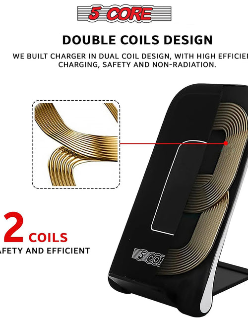 Load image into Gallery viewer, 5 Core Wireless Charger 10W Max Fast Wireless Charging Pad Glass Top Pair Boostcharge Slim USB-C
