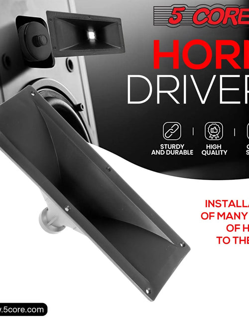 Load image into Gallery viewer, 5Core Screw on Compression Driver Horn Tweeter Throat 4X10 Heavy Duty Construction
