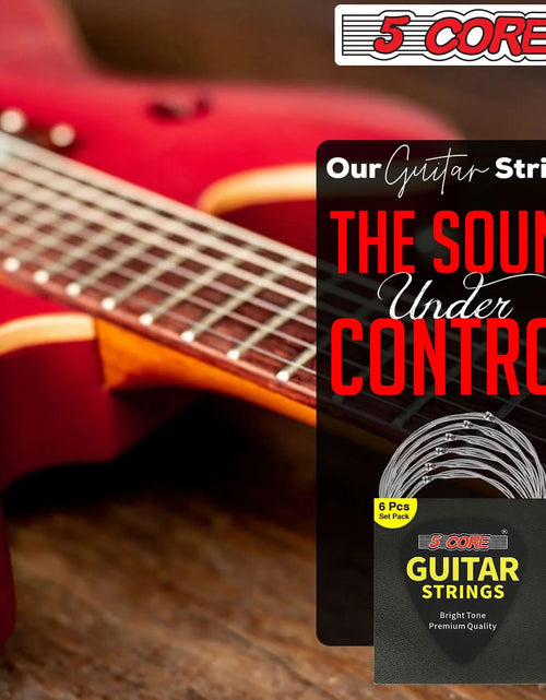 Load image into Gallery viewer, 5Core Electric Guitar Strings Nickel 0.009-.042 Gauge W Bright Tone for 6 String Guitars

