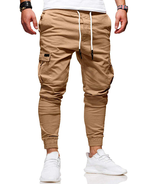 Load image into Gallery viewer, Men&#39;S Casual Joggers Pants Sweatpants Cargo Combat Loose Sport Workout Trousers
