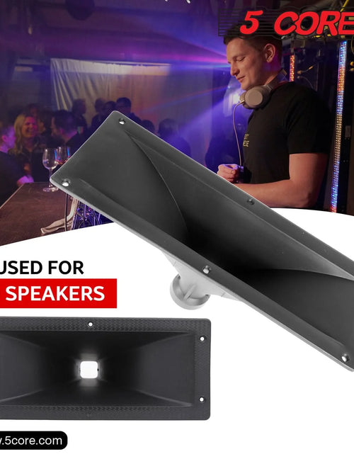 Load image into Gallery viewer, 5Core Screw on Compression Driver Horn Tweeter Throat 4X10 Heavy Duty Construction
