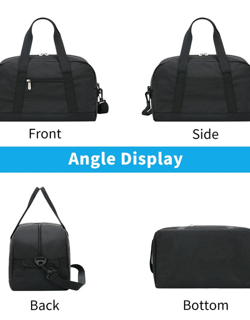 Load image into Gallery viewer, Small Gym Bag Carry on Bag - 12 in Mini Duffle Bag Lightweight for Overnight Travel
