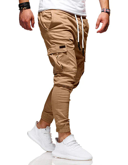 Load image into Gallery viewer, Men&#39;S Casual Joggers Pants Sweatpants Cargo Combat Loose Sport Workout Trousers
